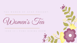 Women's Tea
