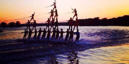 Last show of the year for the Pewaukee Lake Water Ski Club